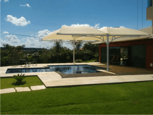 Cobertura completa de sombrite para garagem 